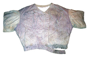 Archaeology in 5 pictures, no. 5: Cotton bodice in purple print from Hyde Park Barracks, Sydney, 19th century